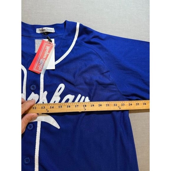 Crenshaw Victory Lap 2018 Nipsy Hustle Baseball Jersey XL Blue‎ Short Sleeve. - Picture 11 of 13